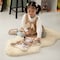 Shpilmaster Sensory Bear Shaped Learning Toddler Busy Board for Playroom, Preschool, and Doctors' Office, Pink QI004594.PK - alternate 2
